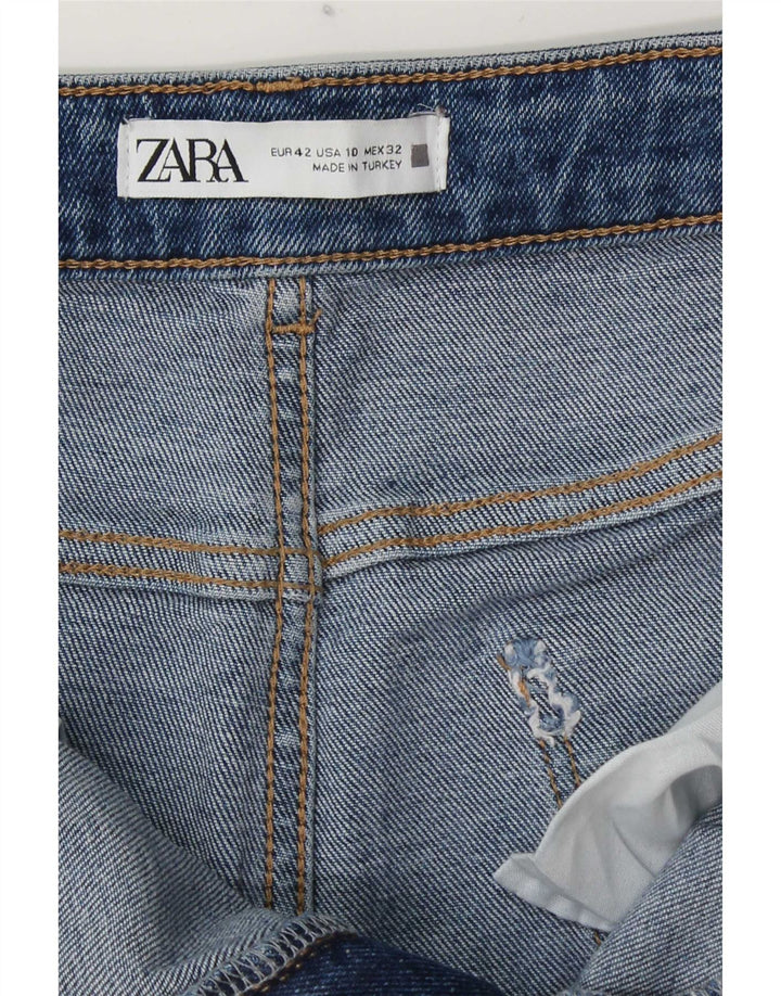 Calça jeans feminina Zara EU 42 grande W32 L25 azul