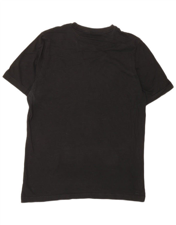 Camiseta masculina PUMA Graphic Top médio algodão preto