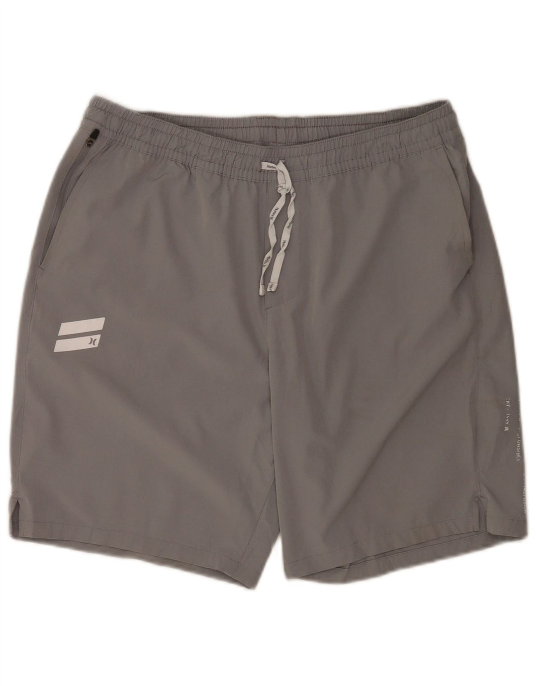 Shorts de natação masculino Hurley grande poliéster cinza