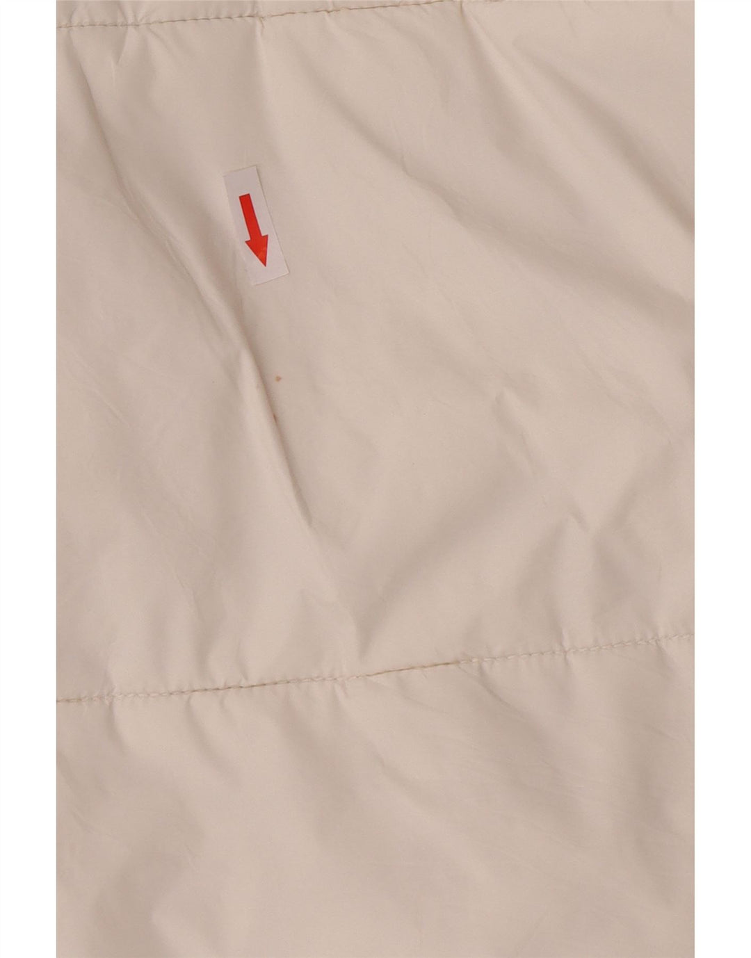 Jaqueta acolchoada masculina Zara Loose Fit UK 36 poliéster branco pequeno