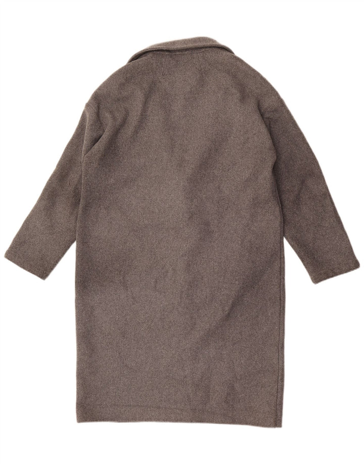 Sobretudo oversized feminino Topshop UK 10 acrílico manchado cinza pequeno