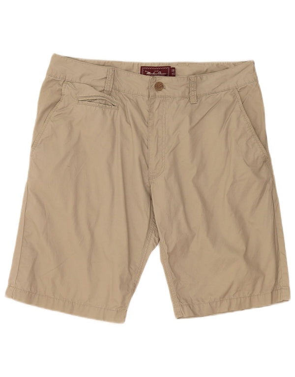 Marlboro Classics Mens Chino Shorts EU 50 Grande W36 Cáqui