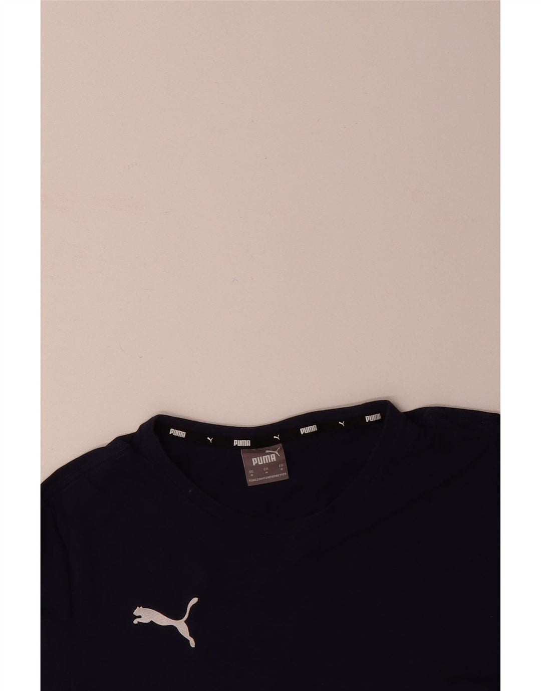 Camiseta masculina PUMA Top médio algodão azul marinho