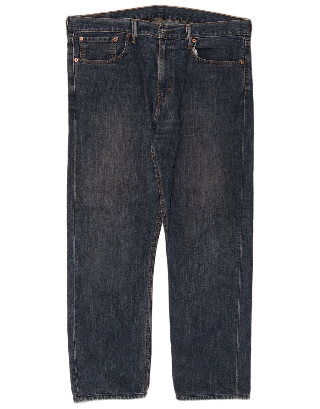 Levi's Masculino 508 Straight Jeans W36 L29 Azul Marinho Algodão