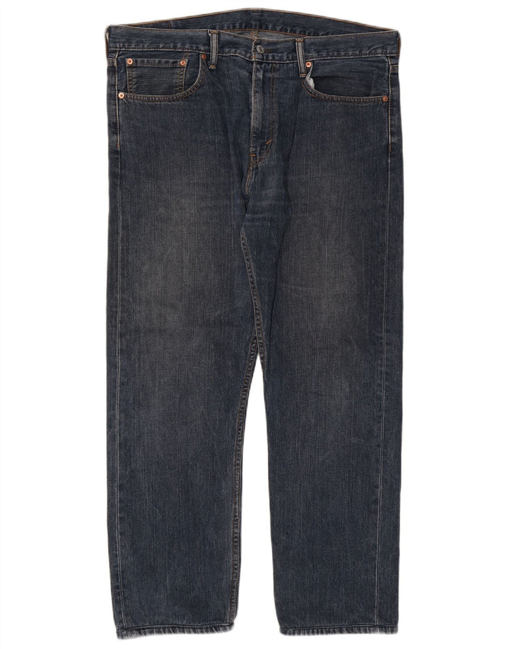 Levi's Masculino 508 Straight Jeans W36 L29 Azul Marinho Algodão