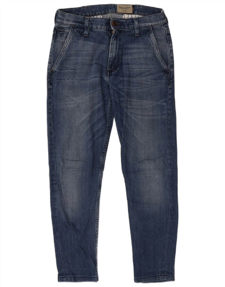WRANGLER Masculino Chino Slim Jeans W31 L34 Azul Algodão