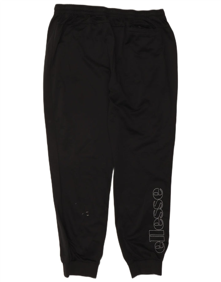 Calça de treino masculina Ellesse Joggers UK 46/48 XL poliéster preto