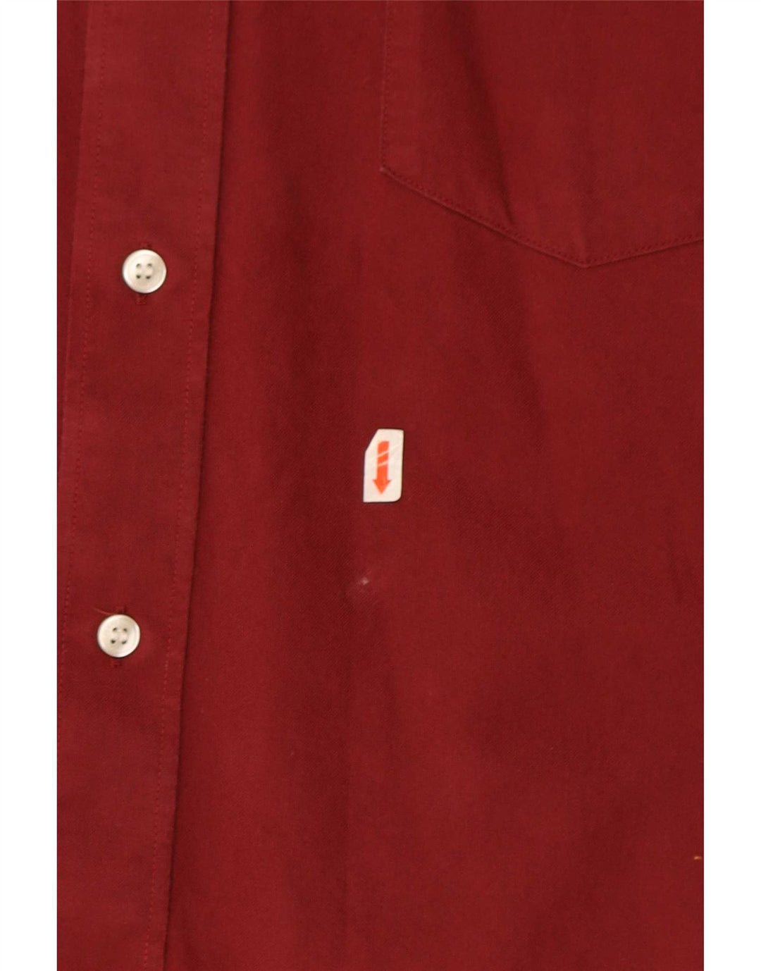 Camisa masculina de manga curta Fred Perry XL marrom algodão