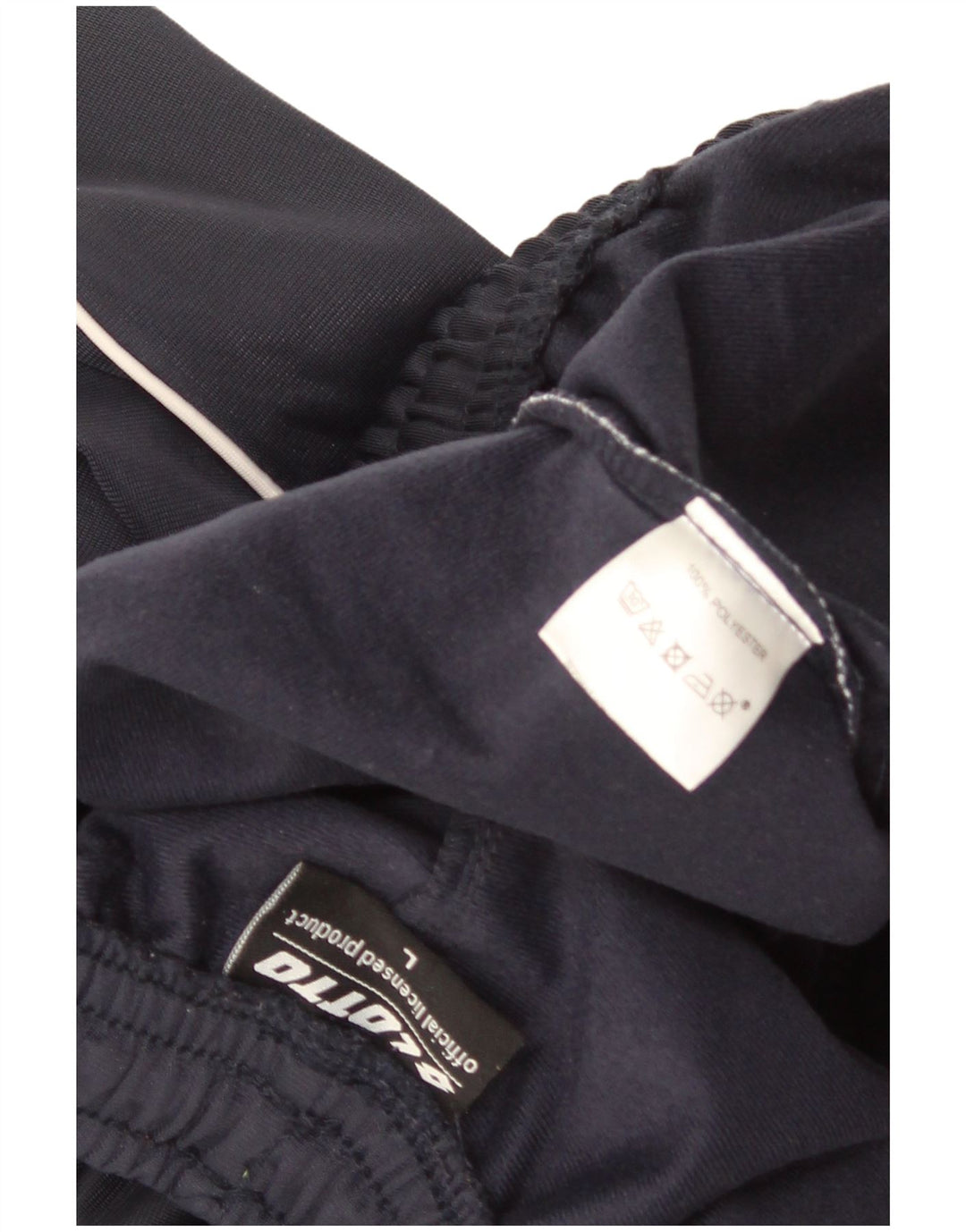 Calça de treino masculina Lotto Joggers grande poliéster azul marinho