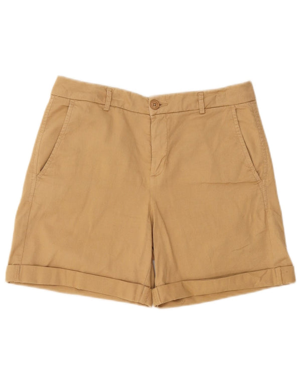 Shorts Chino Feminino Benetton UK 6 XS W25 Algodão Bege