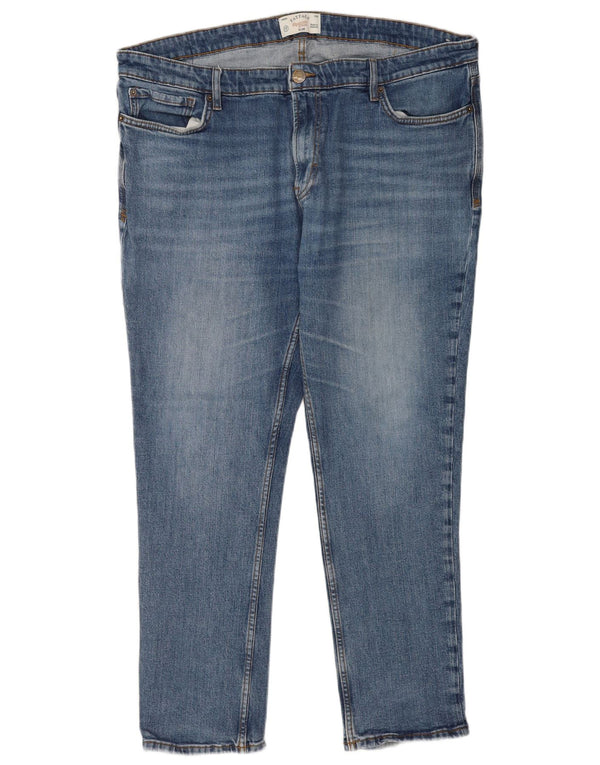 Fat Face Masculino Slim Jeans W42 L28 Algodão Azul