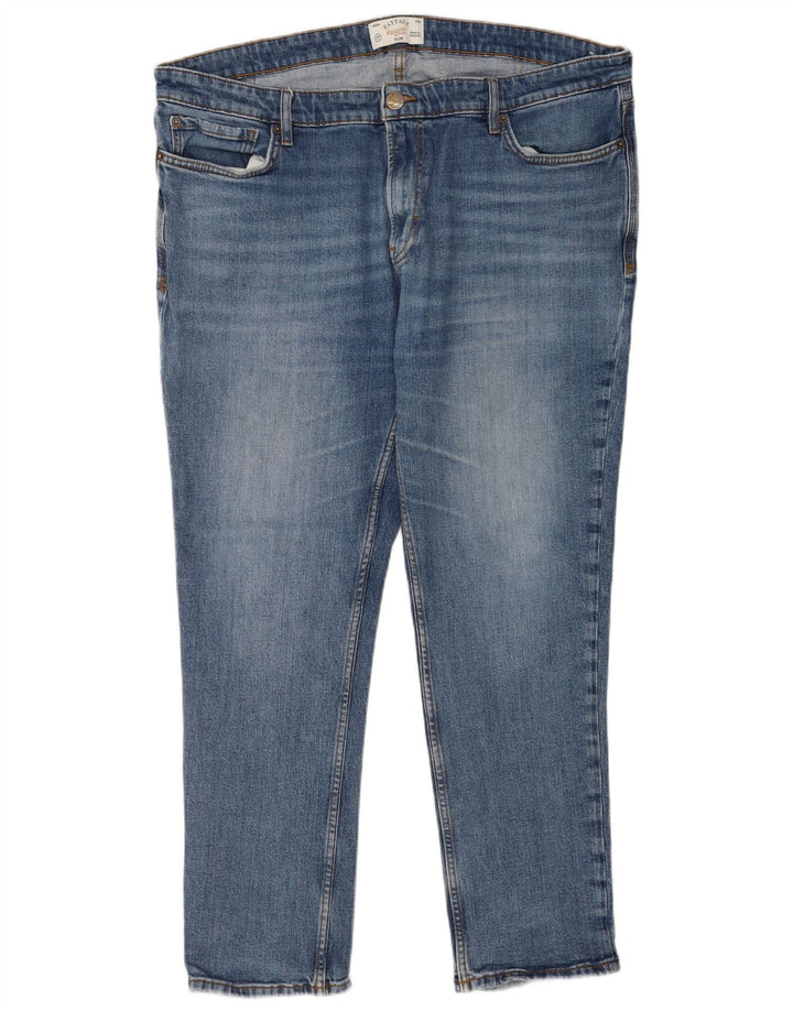Fat Face Masculino Slim Jeans W42 L28 Algodão Azul