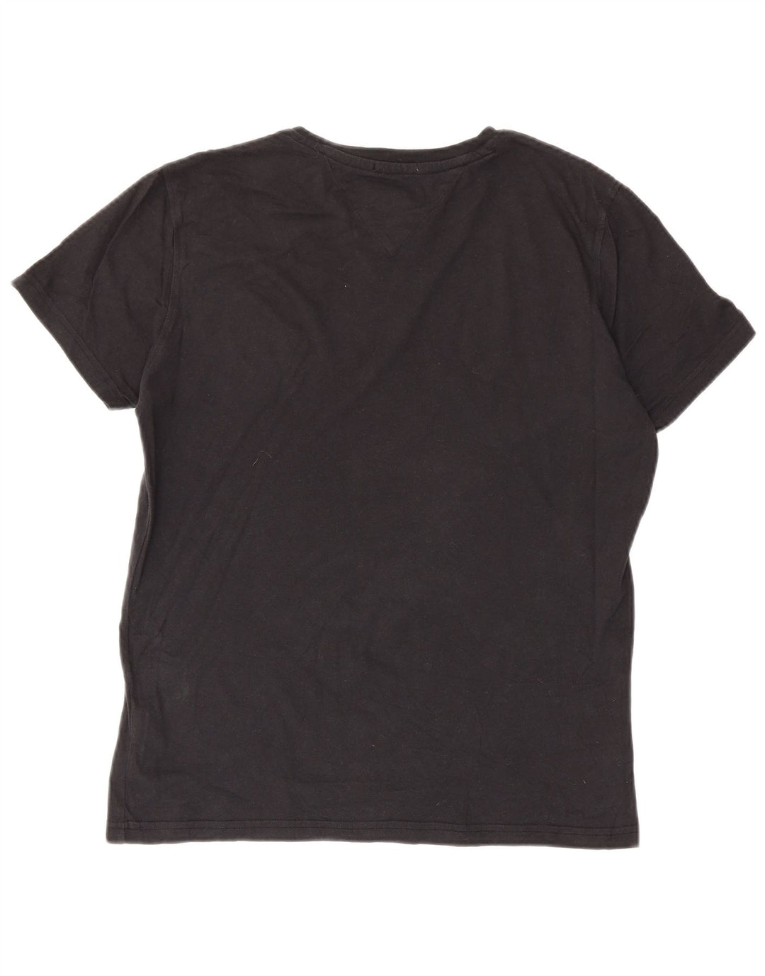 Camiseta masculina Tommy Hilfiger Top médio algodão preto