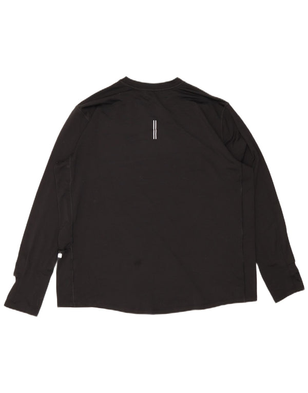 Nike Mens Dri Fit Top Manga Longa XL Preto