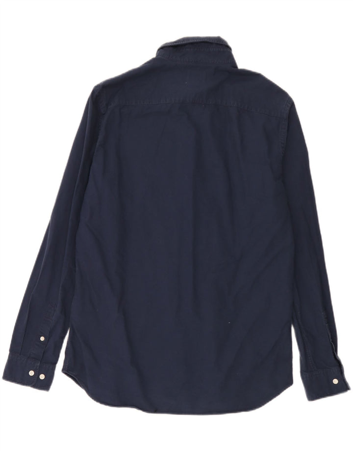 Camisa masculina Jack & Jones grande algodão azul marinho