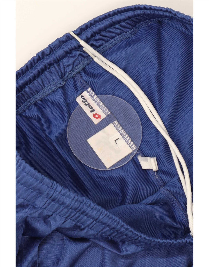 Lotto Mens Full Tracksuit Grande Azul Colorblock Poliéster