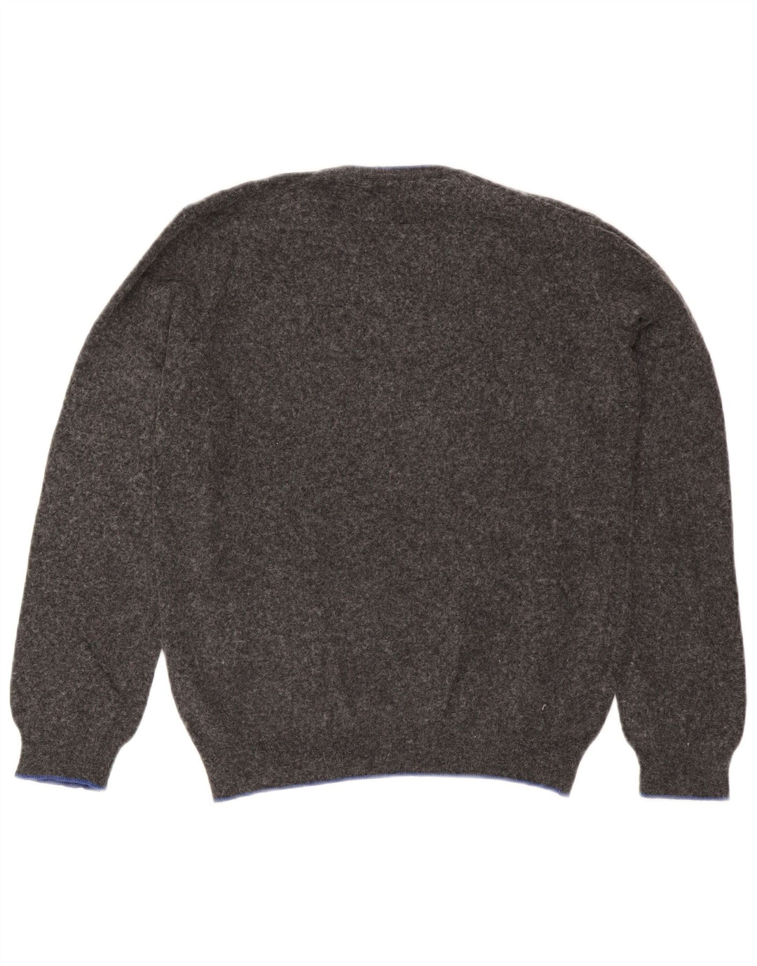 Suéter masculino North Sails com decote em V cinza médio poliamida