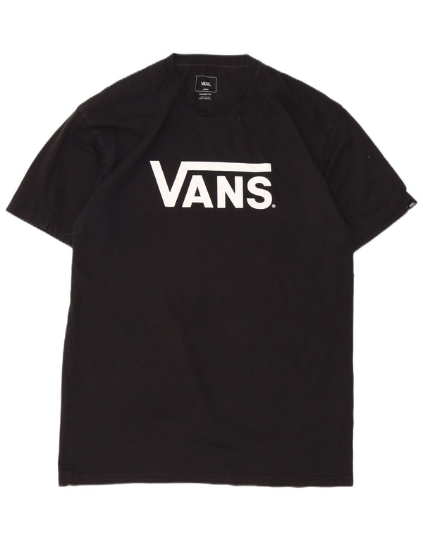 Camiseta Vans Masculina Classic Fit Graphic Top Grande Algodão Preto