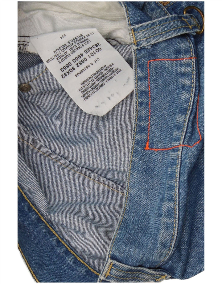 Shorts jeans masculino LEVI'S W30 algodão azul médio