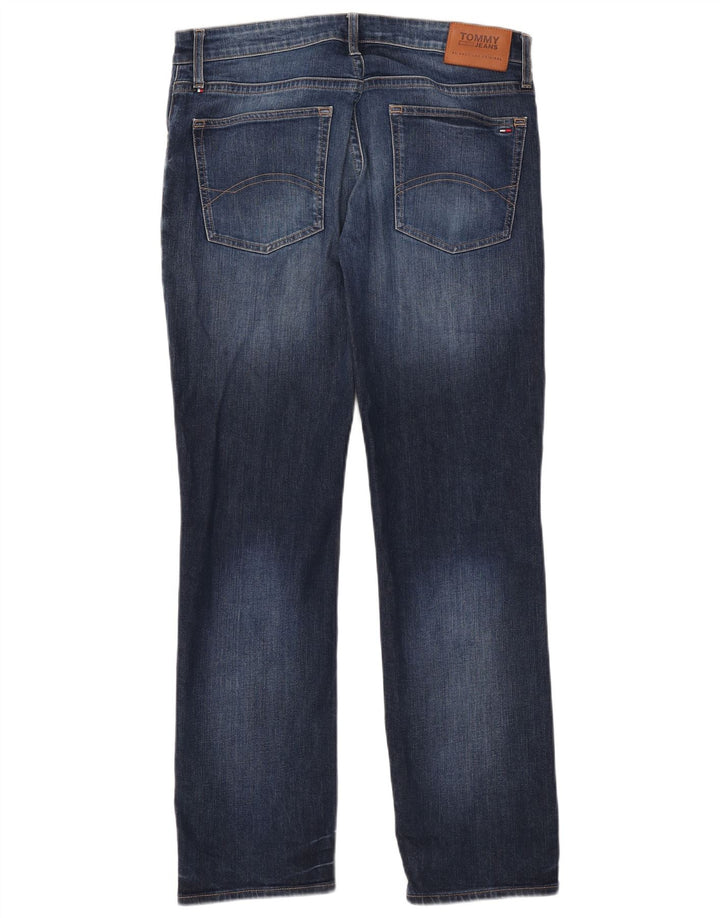 Tommy Hilfiger Masculino Ryan Straight Jeans W36 L32 Azul Algodão