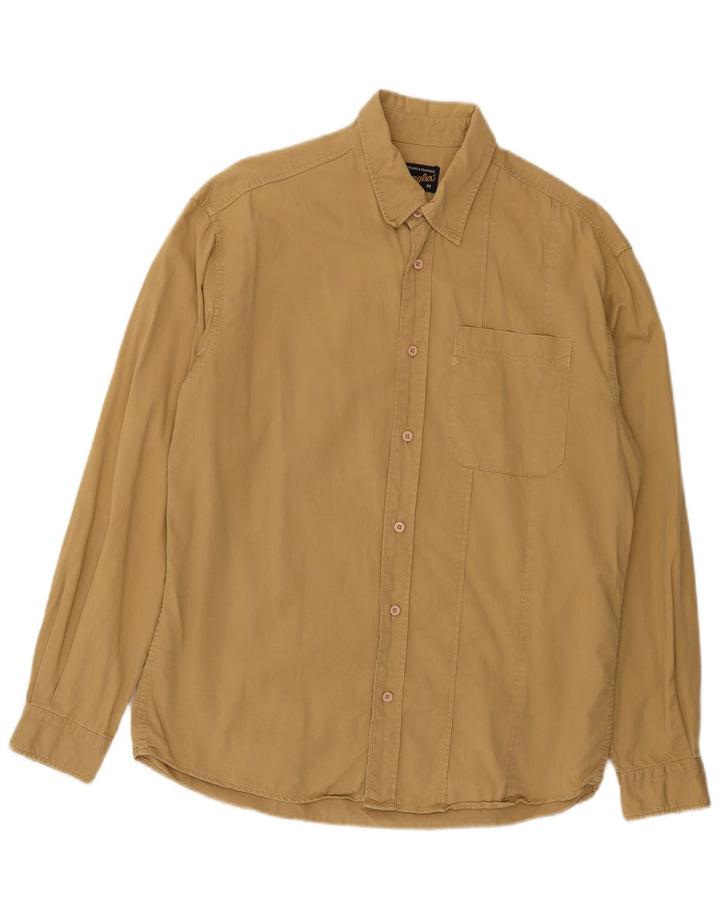 Camisa masculina WRANGLER algodão bege médio