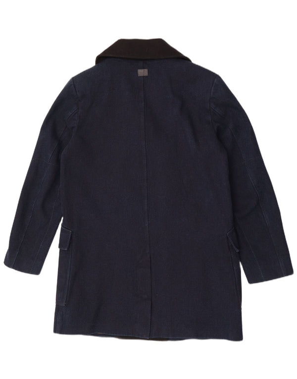 Casaco masculino G-Star Pea tamanho 40 grande algodão azul marinho