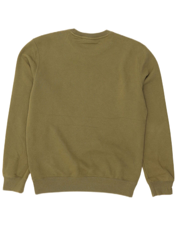 Champion moletom masculino jumper pequeno algodão cáqui
