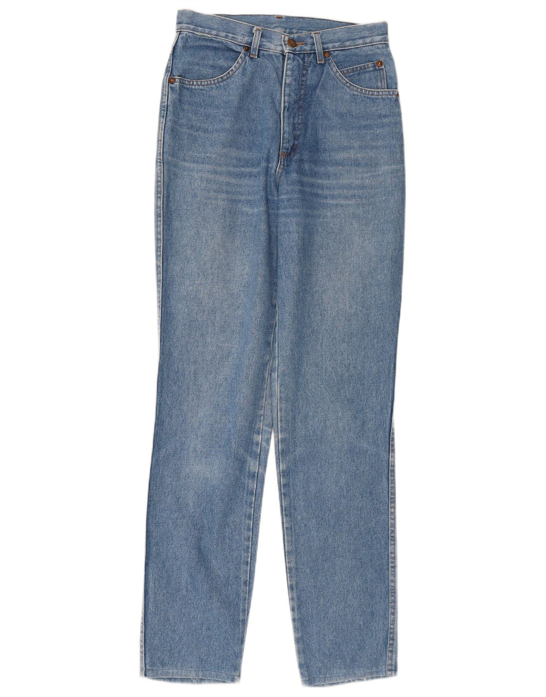 Jeans VINTAGE feminino de cintura alta W26 L30 azul