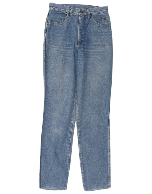 Jeans VINTAGE feminino de cintura alta W26 L30 azul