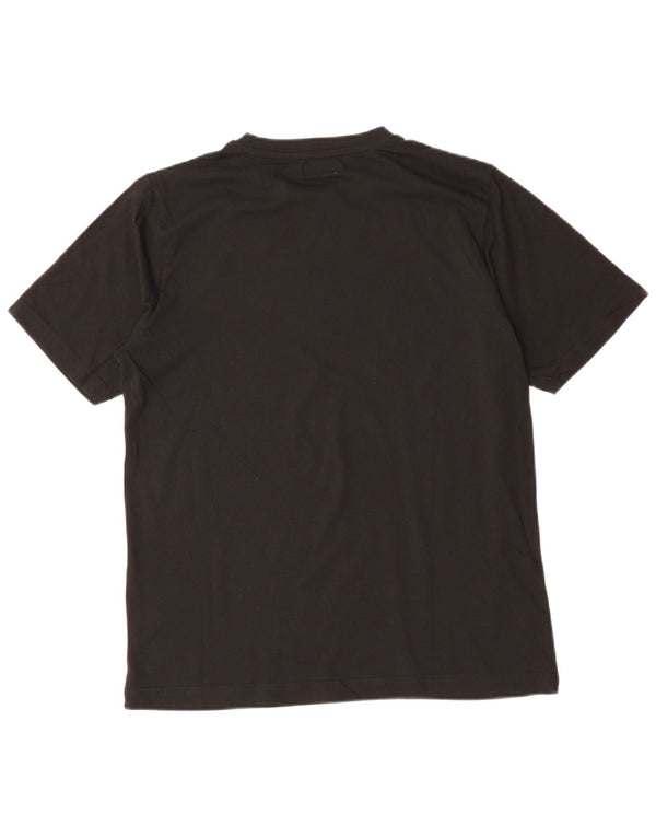 Camiseta masculina gráfica KAPPA Top médio algodão preto