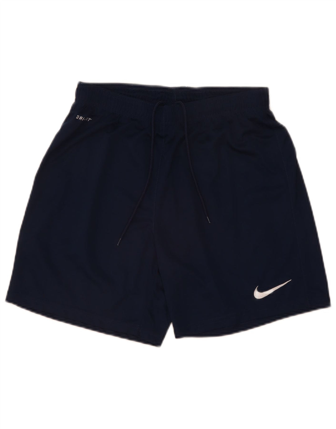 Shorts esportivos masculinos Nike Dri Fit pequenos poliéster azul marinho