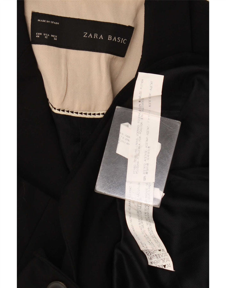 Jaqueta blazer feminina Zara com 1 botão EU 44 XL preta