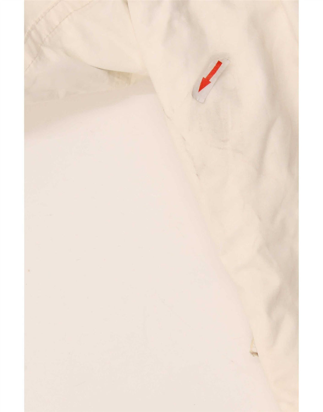 Jaqueta de esqui com capuz feminino The North Face UK 10 pequeno poliéster branco