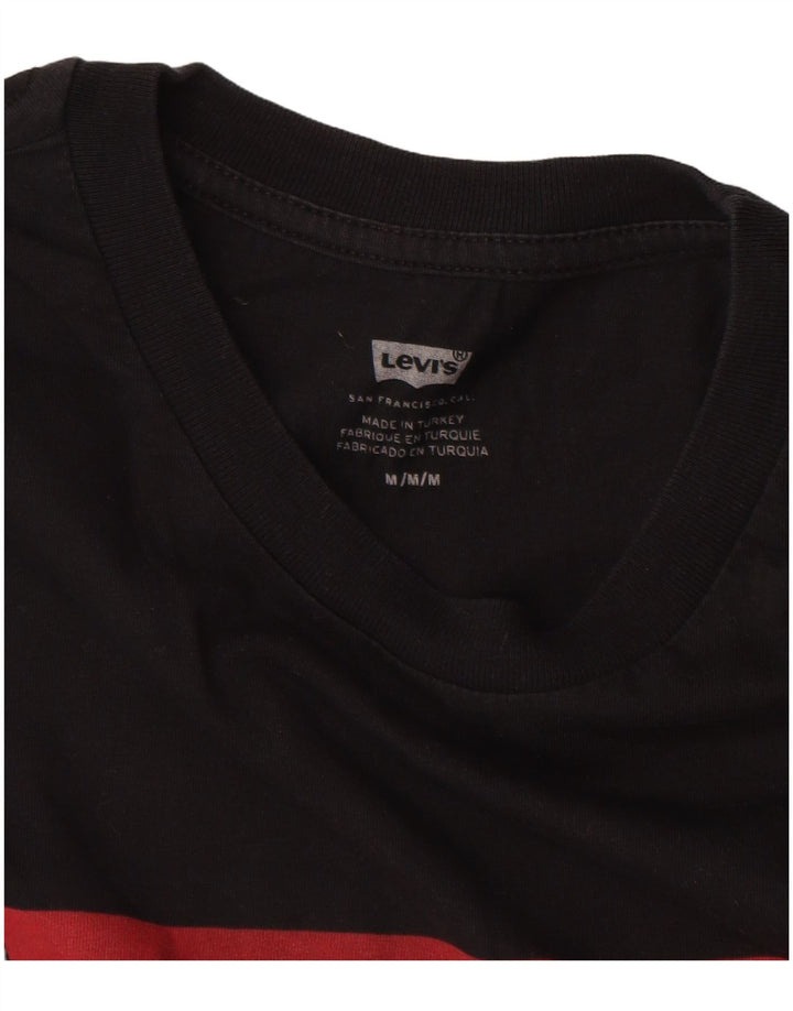 Camiseta gráfica masculina LEVI'S Top médio preto
