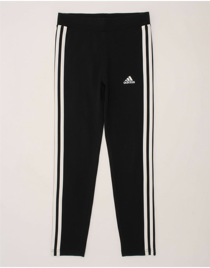 Leggings ADIDAS Meninas 9-10 Anos Algodão Preto