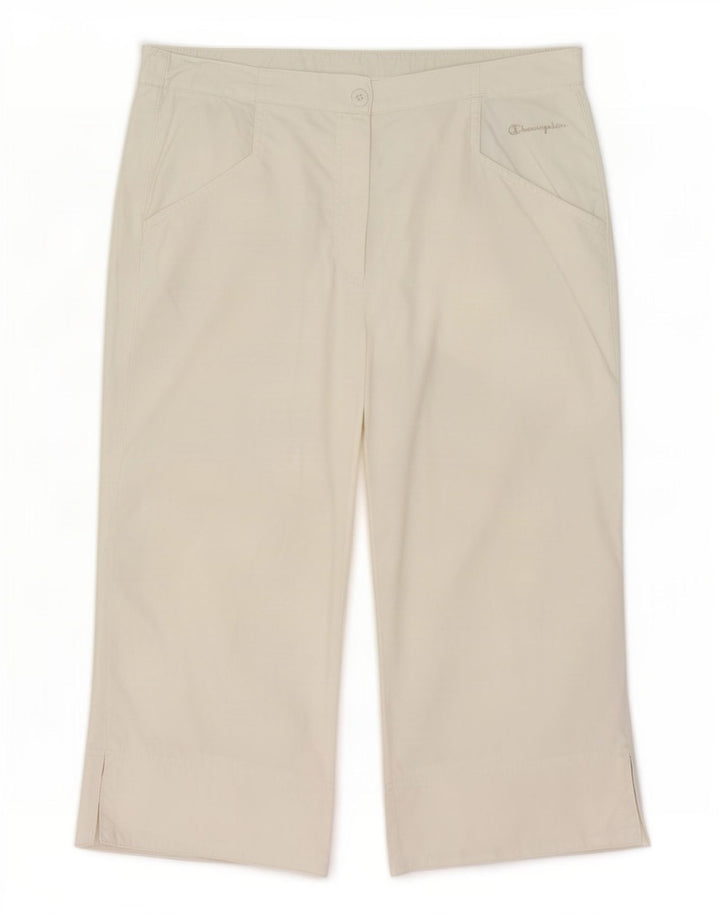 Calça cropped feminina Champion grande W34 L19 branca
