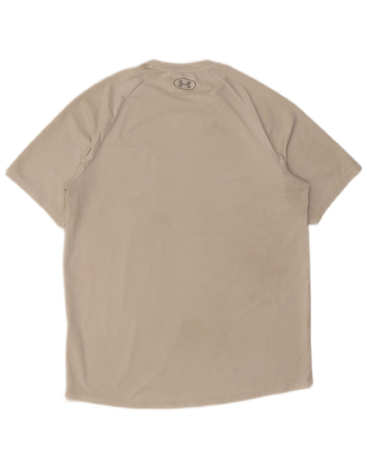 Camiseta masculina Under Armour Top médio branco