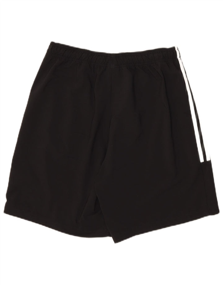 Shorts esportivos masculinos Adidas médio preto poliéster