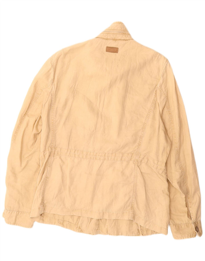 Jaqueta militar masculina Marlboro Classics EU 52 XL algodão bege