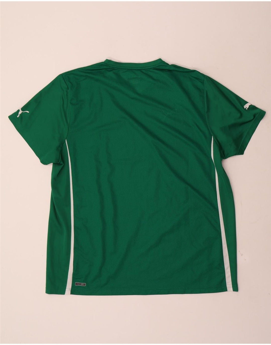 Camiseta masculina Puma Top 2XL verde colorblock