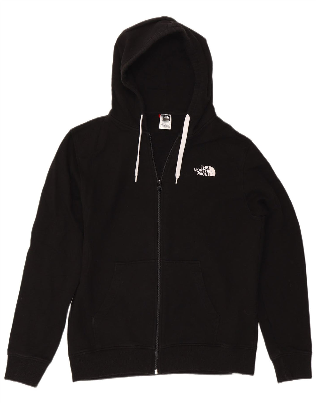 Suéter masculino com capuz e zíper THE NORTH FACE algodão preto médio