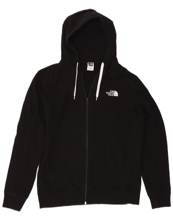 Suéter masculino com capuz e zíper THE NORTH FACE algodão preto médio