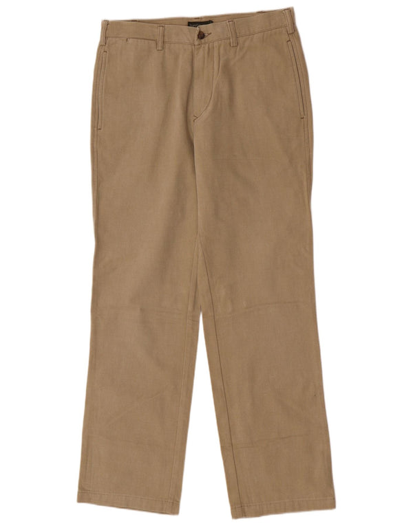 Calça Chino Reta Masculina Henry s IT 48 Médio W30 L30 Bege