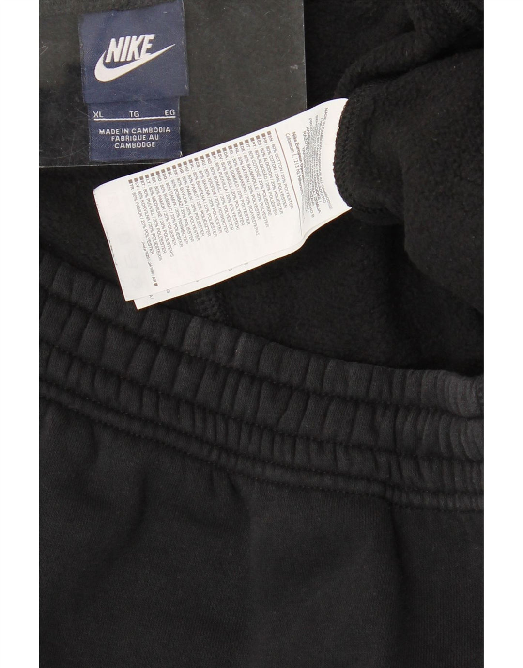 Calças de treino masculinas NIKE XL preto algodão