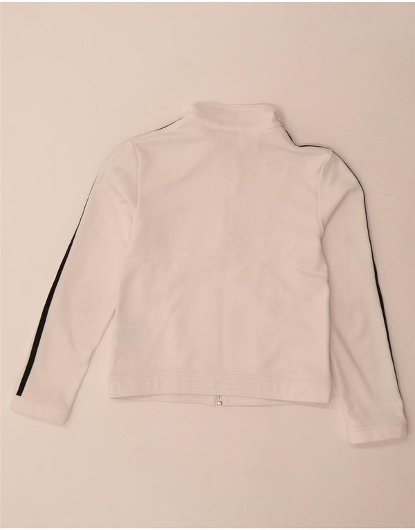 Jaqueta Adidas Girls Graphic Treino Top 11-12 Anos Poliéster Branco