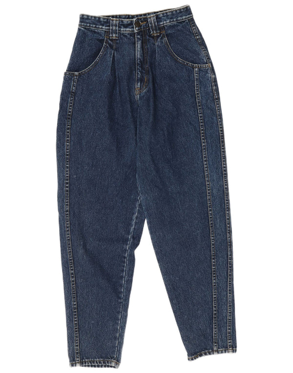 Calça jeans feminina C&A cintura alta cônica IT 38 XS W24 L29 azul algodão