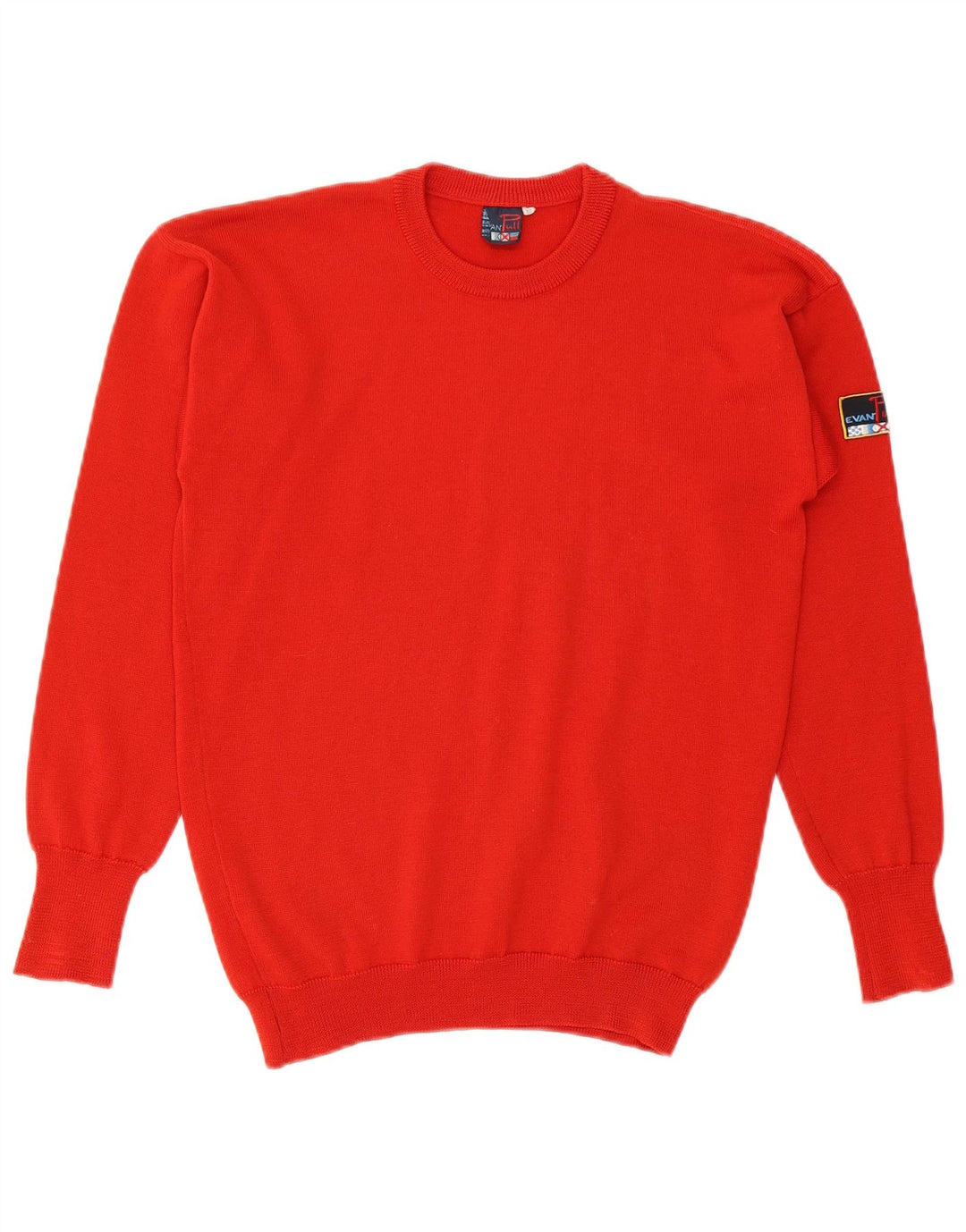 Suéter feminino EVAN PULL com gola redonda UK 12 vermelho médio