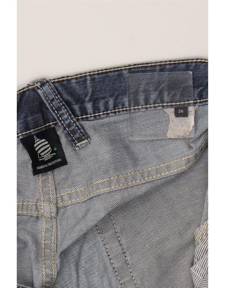 Calça jeans reta masculina Marina Yachting W36 L29 azul