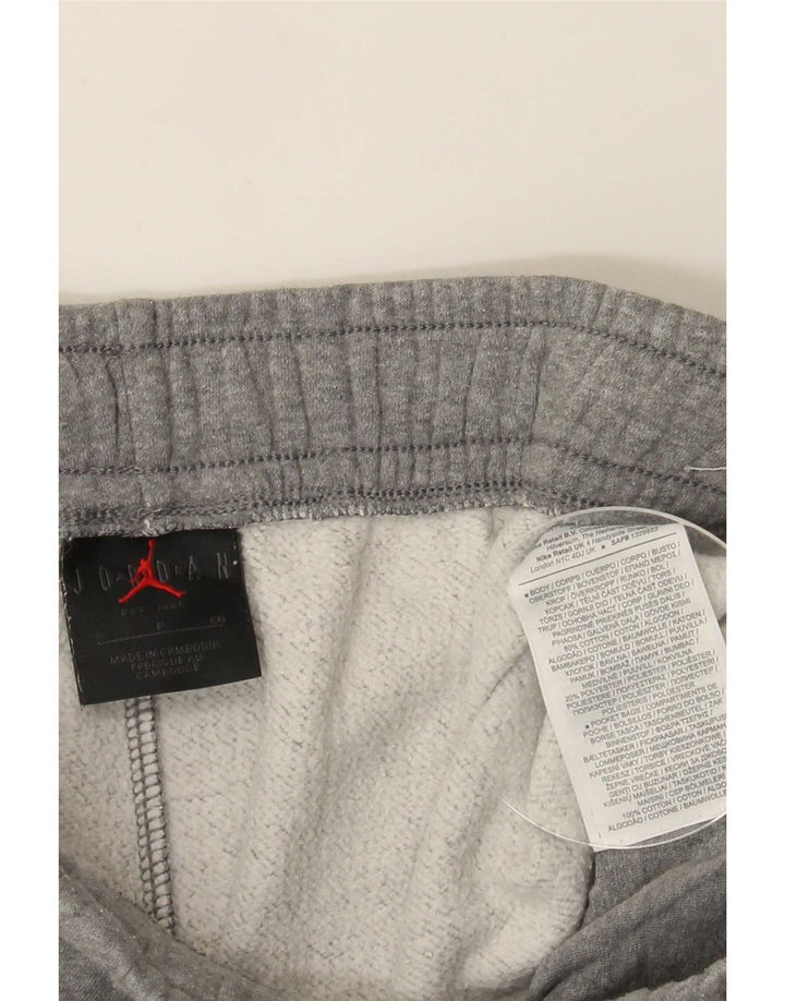 Jordan Mens Sport Shorts Pequeno Algodão Cinza