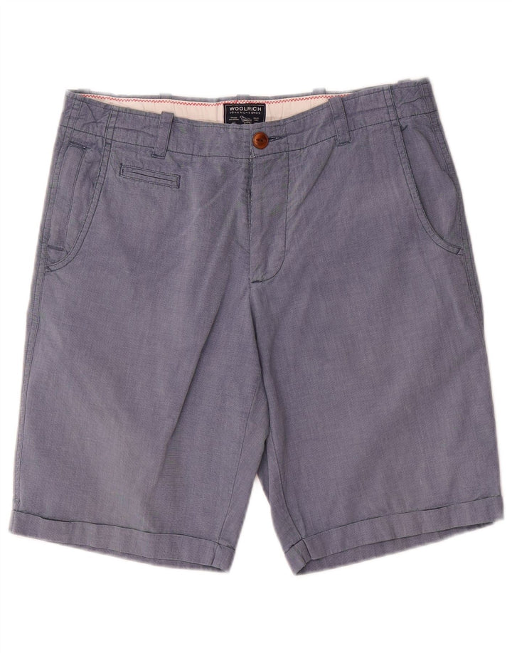 Shorts Chino Masculino Woolrich W31 Algodão Azul Médio